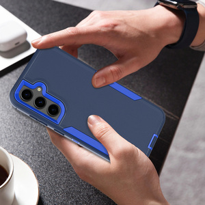 Funda de teléfono de cobertura completa a prueba de golpes 3 en 1 de goma híbrida para Samsung A73 A53 A33 A23 S21 FE <span class=keywords><strong>A13</strong></span> A04S A02S A03S - Product Image 5