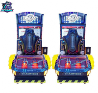 Machine de jeu de course automobile à monnayeur, simulateur de conduite d'arcade intérieur avec écran HD pour centre de jeux, vente en gros usine