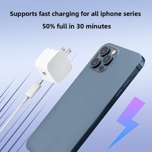 <span class=keywords><strong>Cargador</strong></span> <span class=keywords><strong>de</strong></span> Teléfono Móvil con Doble Puerto USB-C <span class=keywords><strong>de</strong></span> Carga Rápida ETL US PD20W para Japón con Certificación PSE - Product Image 2