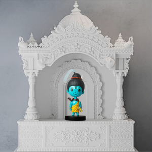 Divin Figurine à Tête Mobile du Dieu Shiva (Shiv Shankar) et du Dieu Krishna – Idole Spirituelle Élégante pour Tableau de Bord, Voiture, Bureau et Maison – Cadeau Décoratif - Product Image 6