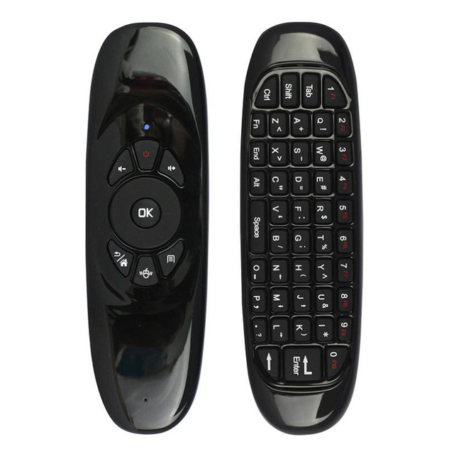 C120 Air Mouse Keyboard Remote Control with Gyroscope Air Mouse Compatible with TV Set Top Box Projector