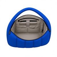 Sac à bandoulière matelassé léger en nylon pour femme, sac à main décontracté pour le quotidien et le shopping, sac sous le bras pour femme