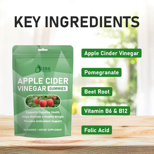 High Absorption ACV Manage Weight Antioxidant Support Gummies Food <b>Supplement</b> Apple Cider Vinegar Gummies - Product Image 6