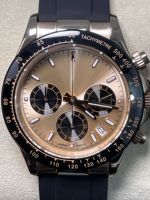 Montre chronographe mécanique automatique de luxe pour homme, mouvement 8200/7750/4130, style rétro, étanche 10 bars, acier inoxydable