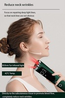 Appareil de beauté pour le cou et le visage avec tête en verre, masseur anti-rides pour le lifting du visage, machine de raffermissement de la peau, anti-âge, rajeunissement