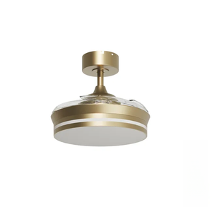 Ventilateur de plafond rétractable 36/42 pouces avec lumière et télécommande, 6 vitesses, moderne, pour chambre et salon, ventilateur LED - Product Image 1