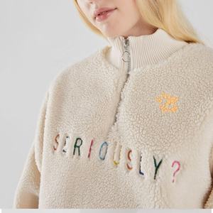 Chándal de Yoga para mujer, ropa de entrenamiento, gimnasio, alta calidad, deportes atléticos, sudadera corta de algodón, venta al por mayor - Product Image 4