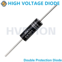 Diode redresseuse haute tension HV-6X2P1A pour four à micro-ondes et unité de chauffage industrielle domestique, diode à double protection