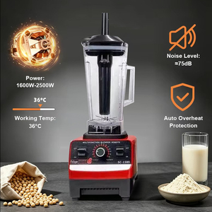 เครื่องปั่นอเนกประสงค์ขนาด 2 ลิตร สำหรับงานหนัก พร้อมโถปั่นขนาด 600 มล. ใบมีด 6 ใบ ความเร็วสูง สำหรับร้านอาหาร ครัว และผู้ผลิต - Product Image 5