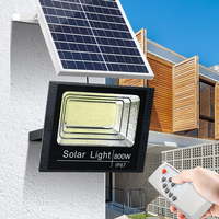 Projecteur Solaire 30W 65W 100W 200W 300W 400W 800W, Éclairage Extérieur, Lumière de Cour, Projecteur Solaire Étanche pour Usage Domestique