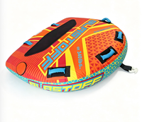 Tube gonflable de sport nautique durable pour 2 personnes, remorquable par bateau, pour divertissement en mer et en lac