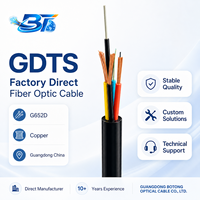 Pabrik BoTong Menyediakan Kabel Serat Optik GDTS G652D yang Tahan Lama untuk Pemasok Kabel Jaringan Telekomunikasi Dalam dan Luar Ruangan
