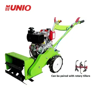 otary tillage loose land ditch turning small power tiller mini power tiller weeder trencher and rotary cultivator