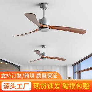 <b>Ceiling</b> <b>Fan</b> Ac Motor <b>Remote</b> <b>Control</b> Living Room And Study Fixed Blade <b>Fan</b> Lightless Hanging Rod - Product Image 4