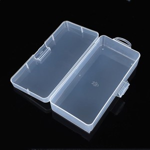 Transparent PP Storage Box With Lid Rectangle Shape Office Organizer Plastic Sample Container For Parts Storage - Product Image 4