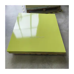 Yellow FR4 3240 Sheet Epoxy Glass Fiber Plate Insulation Material 1.5mm Thickness