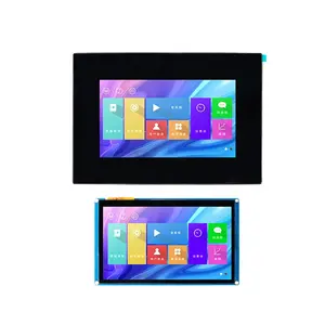 Tela inteligente de 7 "hmi série, tela lcd, toque capacitivo