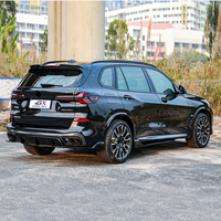 Kit Carrosserie Carleap GX X5 G05 G18 LCI Noir Brillant Lame Avant Jupes Latérales Lame Arrière Diffuseur Spoiler Nouveau ABS 2023+ Bande Adhésive 3M Haute Qualité