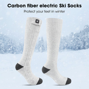 Chaussettes chauffantes isolées pour l'extérieur, chasse à la <span class=keywords><strong>neige</strong></span> en hiver, faible température, chauffage électrique, sortie puissante, longue durée de vie de la batterie - Product Image 1
