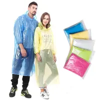 Cheap Wholesale Disposable PE RainポンチョRainコートRaincoat