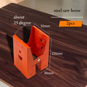 Supports <span class=keywords><strong>de</strong></span> cheval <span class=keywords><strong>de</strong></span> scie réglables <span class=keywords><strong>de</strong></span> haute qualité en acier durable pour les projets <span class=keywords><strong>de</strong></span> travail du bois - Product Image 5