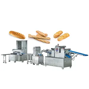 Linea di produzione automatica del pane della macchina per la formatura del pane della pagnotta francese ad alta produttività per uso commerciale