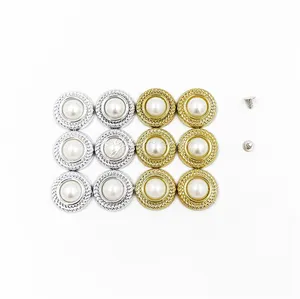 Direct plastic ABS double semi-circular rams semi-circular buckle rivets shoes accessories luggage accessories