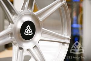 <span class=keywords><strong>ล้อ</strong></span>ฟอร์จ 722Auto ดีไซน์เว้าลึก พรีเมียมสี<span class=keywords><strong>เงิน</strong></span>ขัดเงา น้ำหนักเบา ประสิทธิภาพสูง ขนาด 18 19 20 21 22 นิ้ว 5x108 5x127 - Product Image 3