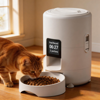Distributeur automatique de nourriture pour animaux de compagnie 2L, distributeur intelligent de nourriture pour chiens et chats avec minuterie, batterie de secours USB, caméra WiFi, distributeur de nourriture pour chats