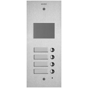 Placa de Audio Steely 2F+ con 4 Botones, Sistema de Intercomunicación para Puerta de Acero - Product Image 1
