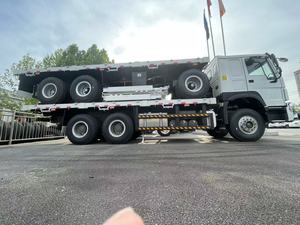 شاحنة مستعملة Sinotruk 6*4 شاحنة مسطحة على شكل قطرة جانبية من الجدار 10 عجلات ، صندوق سياج ، شاحنة بضائع مع إثيوبيا - Product Image 3