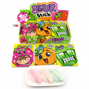 Venta caliente 2 en 1 Fabricante al por mayor Fruta en polvo Confitería Sabor a <span class=keywords><strong>cereza</strong></span> Dulce amargo Prensa Tablet Stick Candy - Product Image 6