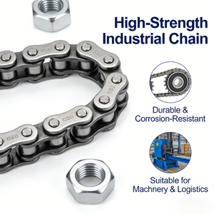 Chaînes à rouleaux à double pas en acier inoxydable C2060 C2080 A1 K1 <span class=keywords><strong>A2</strong></span> K2 Attachements Chaînes de transmission de convoyeur standard - Product Image 2