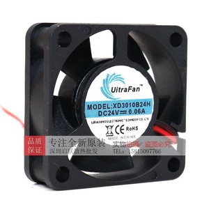 พัดลมระบายความร้อนแบบแกน UltraFan รุ่น XD3010B24H 24V 0.06A DC สำหรับอุปกรณ์อิเล็กทรอนิกส์ - Product Image 1