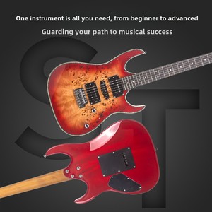 New ST 39-inch Guitar điện cao cấp cảm thấy nhập cảnh cấp cao nhạc cụ Rock tiên tiến mát mẻ cây Blemish đôi đơn cao <span class=keywords><strong>Maple</strong></span> - Product Image 3