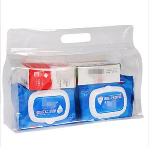 Sacs en plastique transparents à fond plat avec fermeture éclair, de qualité alimentaire, personnalisables - Product Image 6