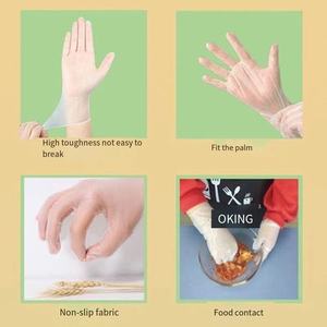 Gants jetables sur mesure pour enfants, pour la préparation alimentaire, la cuisine, l'art (peinture), emballés individuellement, anti-salissures - Product Image 4