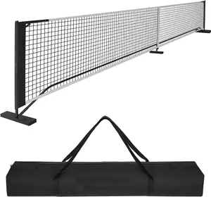 Pickleball Net Portable Outdoor, 22 FT USAPA Regulación Tamaño completo, Marco de metal estable para juego resistente a todo clima en patios traseros