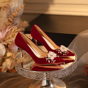Escarpins à bout pointu en satin noir ornés de strass, légers et élégants, avec sandales, pour femmes, occasions de fête - Product Image 3