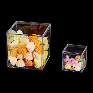 Tùy Chỉnh Kích Thước Acrylic Trong Suốt Hộp Rõ Ràng Acrylic Nhựa Vuông <span class=keywords><strong>Cube</strong></span> Hộp Nhỏ Với Nắp Lưu Trữ Kẹo Hộp Biểu Tượng Tùy Chỉnh - Product Image 6