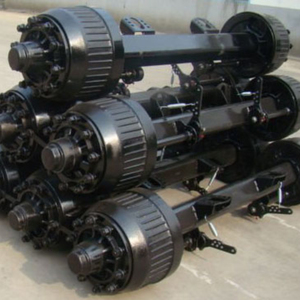 Hot Bán Nhiệm Vụ Nặng Nề Thép 3 Trục Duy Nhất Song Song Trailer Kit 12T 14T 16T Đức Loại Trục Trailer Các Bộ Phận - Product Image 3