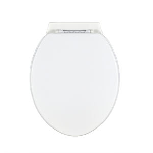 غطاء مقعد مرحاض بلاستيكي من البولي بروبيلين بطيء الإغلاق من بوفان للأدوات الصحية مع وظيفة الفك السريع وتصميم محمول للحمام - Product Image 4