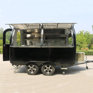 Remorque à frites française d'extérieur, remorque mobile de restauration rapide, remorque à churros, stand de shawarma, chariot de nourriture mobile à vendre - Product Image 1