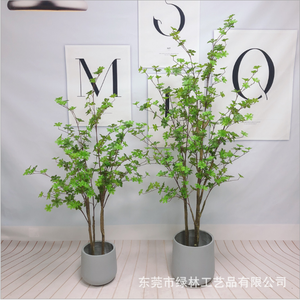 Pianta di plastica decorativa all'aperto all'ingrosso dell'albero di palma artificiale e bouganville - Product Image 3