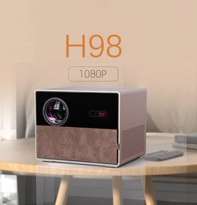 โปรเจคเตอร์พกพา HTP Android 9 ระบบ LED LCD รองรับความละเอียด 1080P 4K พร้อมระบบเสียงสเตอริโออัตโนมัติ รุ่น H98 มินิโปรเจคเตอร์เลเซอร์วิดีโอ 4K H - Product Image 5