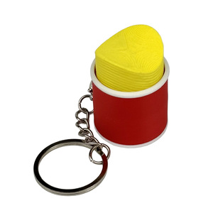 FUSEJOY3D Printed Dessert Clicker Decompression Toy Keychain Green Axis Oreo Cookie Cake Pendant - Product Image 6