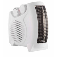 YINHI Chauffage Électrique Portable Compact 1000/2000 Watts avec Double Ventilateur, 2 Réglages de Chaleur et Fonction Ventilateur Froid