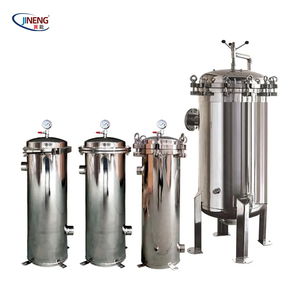 304 316 Stainless steel bag filter diesel filtration liquid sewage water purification oil station prefilter