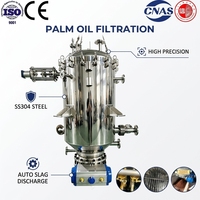 Filtre à feuilles vertical industriel Niagara ZSZY pour raffinerie d'huile de palme, séparation solide-liquide haute précision en acier inoxydable SS304