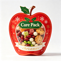 Sacs en forme de Noël en gros, emballages de bonbons recyclables pour décorations de fêtes, cadeaux pour enfants, friandises